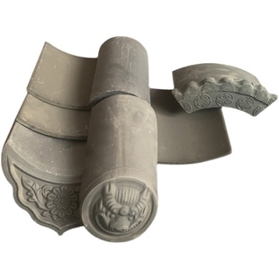 烧制青瓦仿古瓦片粘土小青瓦屋顶瓦装饰古建瓦围墙瓦中式瓦徽派瓦