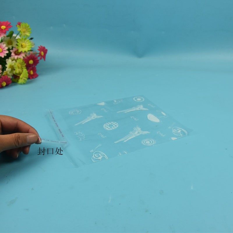 面包袋透明自粘口袋自封口袋甜甜圈烘焙包装袋1000.个一捆包邮