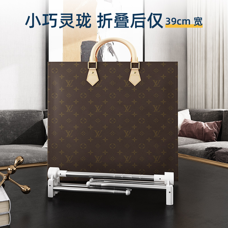 小型晾衣架折叠落地室内可伸缩卧室不锈钢旅行出差便携式晒衣架子