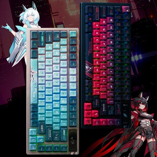 RO姬透光雪武战姬吹雪PBT键帽适配十字轴ROG游侠2NX 98/夜魔键盘