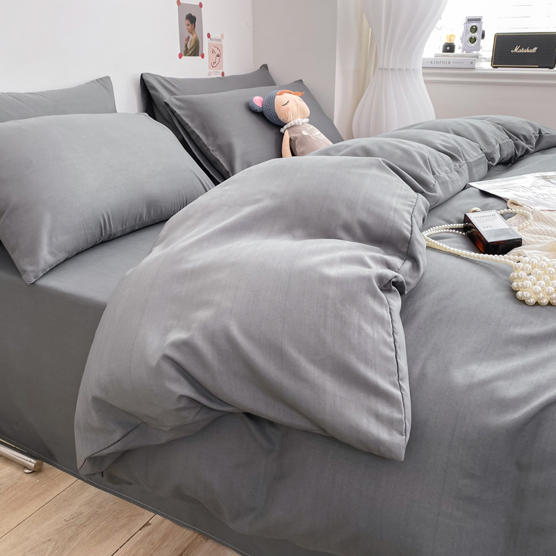 四季被子带被套床单枕芯三件套可拆洗冬双人加厚保暖被褥夏被空调