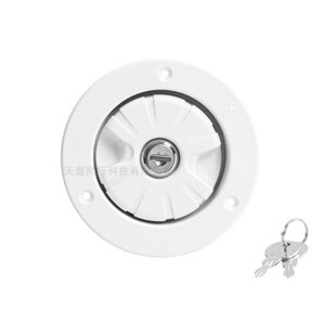 房车改装配件 房车加水口重力进水口圆形注C水口房车水箱加水带锁