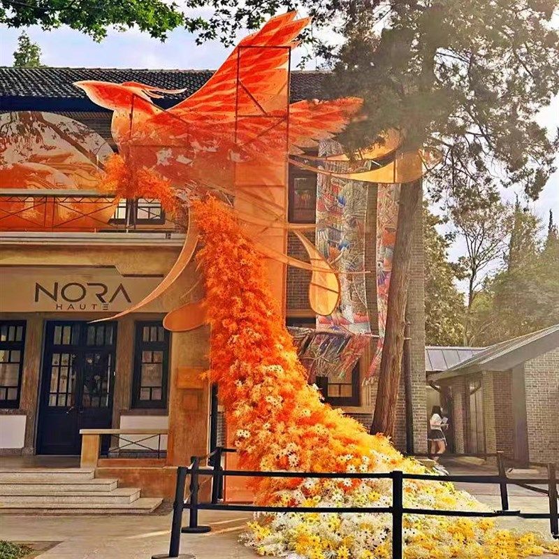 大型仿真花艺孔雀模型售楼部房地产摆件橱窗装饰公园美陈婚庆路引,家居饰品,户外/庭院摆件,淘宝优惠券,粉丝福利购,淘宝优惠卷