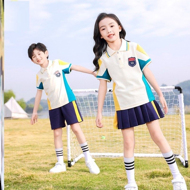 小学生班服合唱老师装班级棒球服新款六一两件套夏装休闲春秋运动