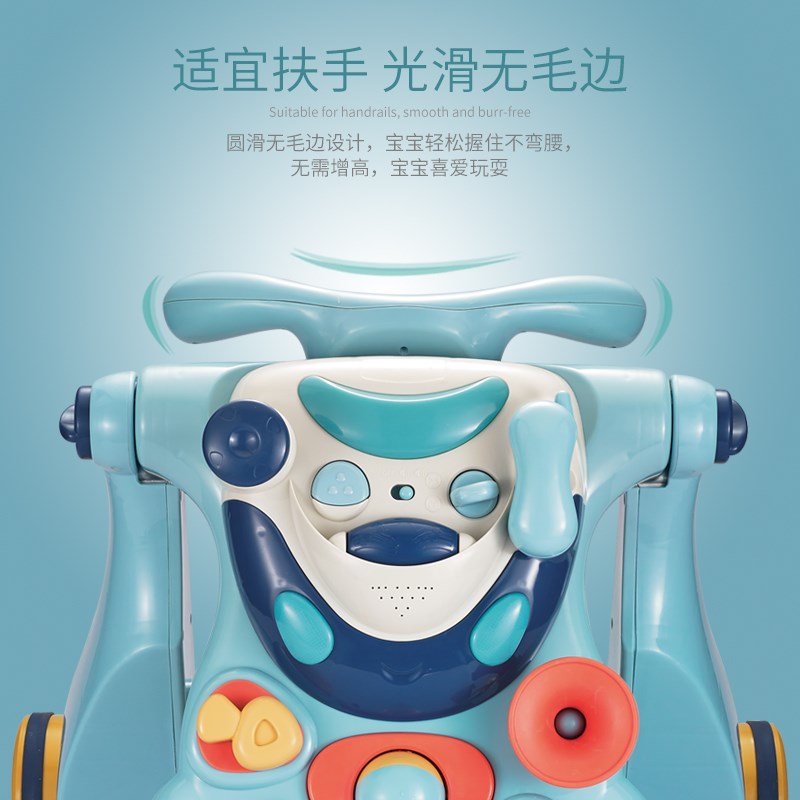 婴儿学步车手推车多功能 防o型腿宝宝学走路儿童助步玩具益智健身
