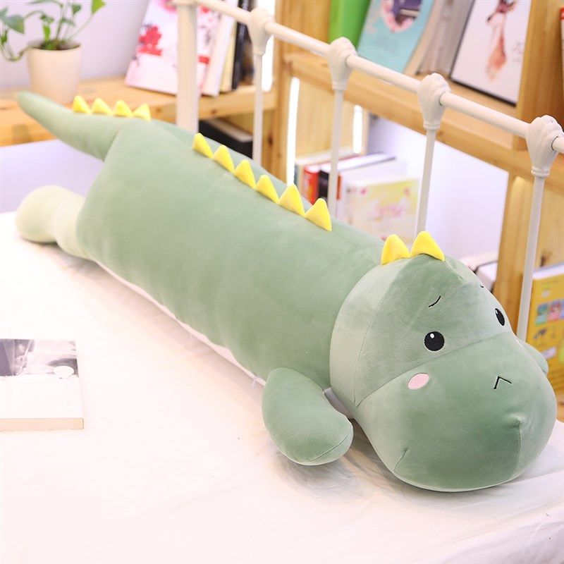可爱趴趴恐龙毛绒玩具公仔大号女生抱着睡觉抱枕长条枕超萌送女孩