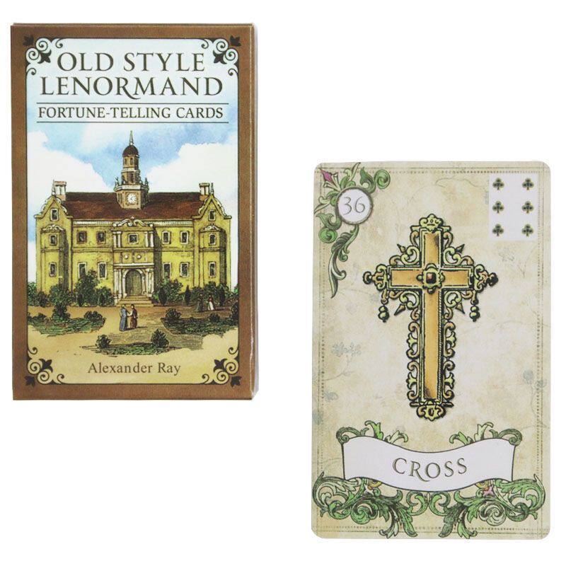 雷诺曼卡牌老式雷诺曼塔卡牌 房屋卡牌英文38张 赠电子解析