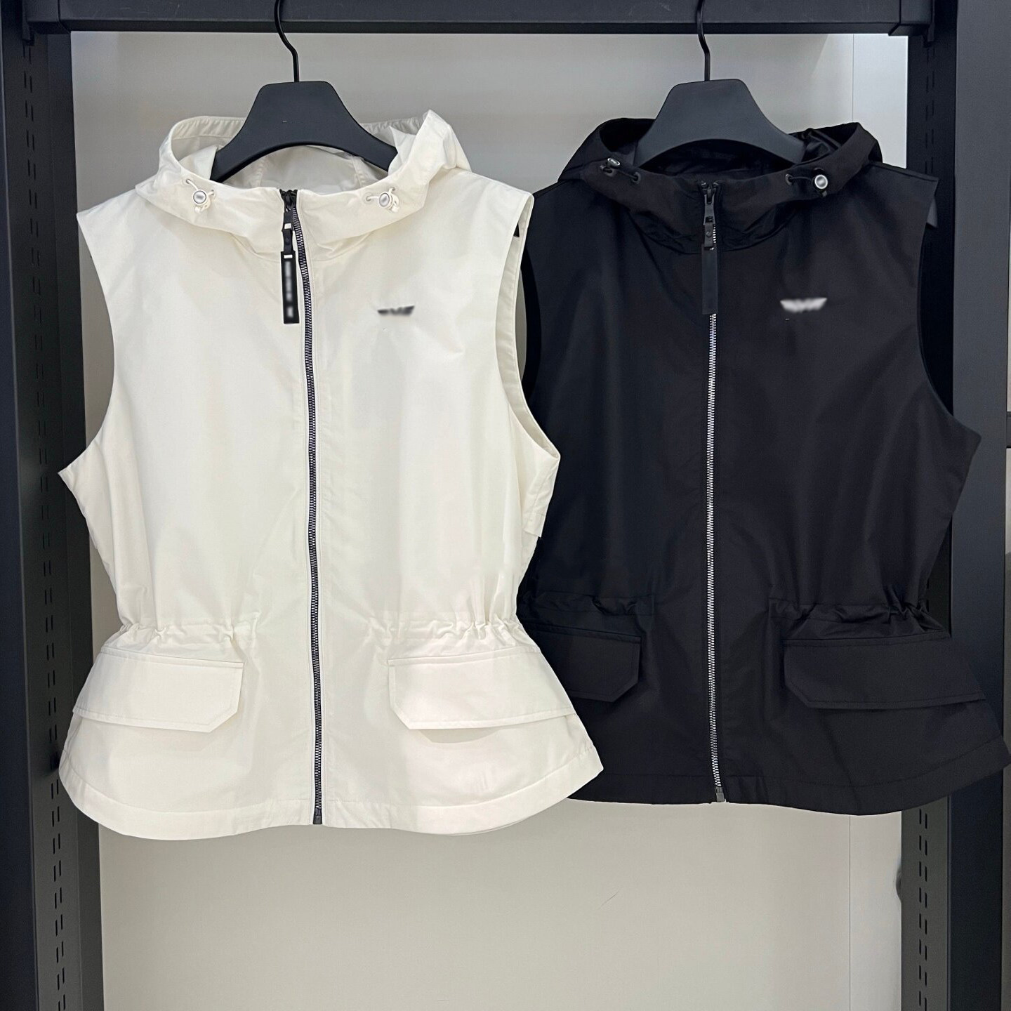 韩国高尔夫服装女士连帽马甲26春季收腰显瘦百搭golf运动背心上衣