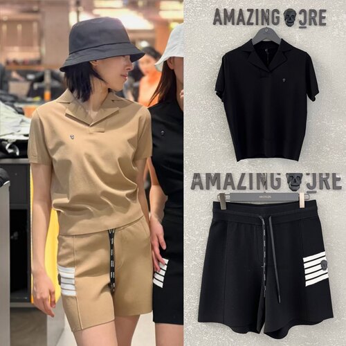 26夏季高尔夫服装女士针织套装