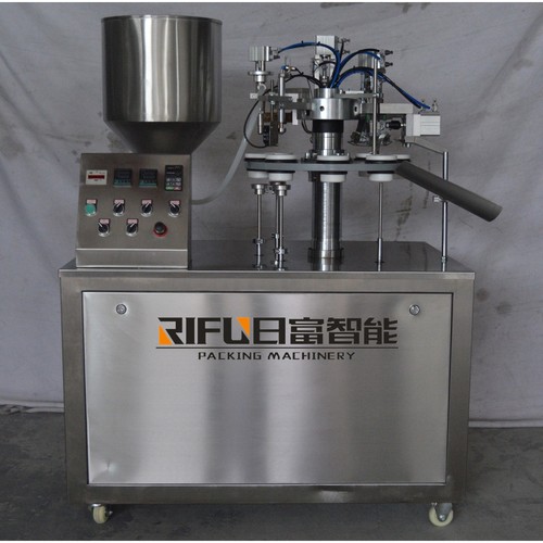 半自动洗面奶软管灌装封尾机 润滑油灌装封尾设备 凝胶封尾机器