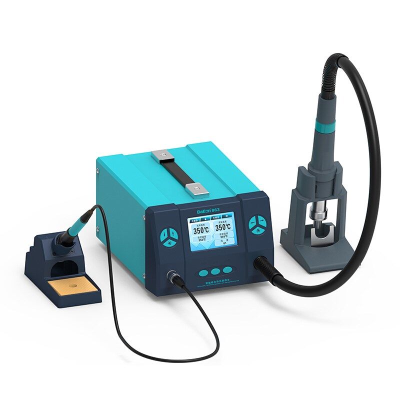 深圳白光热风枪BK861/862/863电烙铁二合一维修焊接拆焊台单双控
