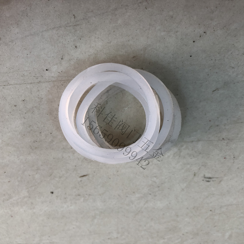 白色硅胶油任垫片 镀锌活接硅胶垫圈 玛钢由令密封圈DN15~50