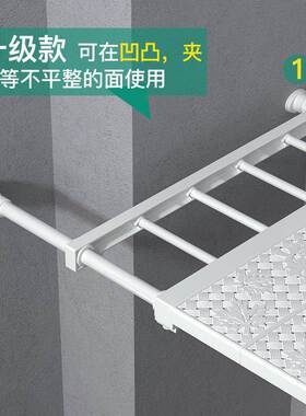 衣柜收纳分层隔架隔板衣橱柜子隔层鞋舍柜免钉伸宿置物缩架厨YKY-