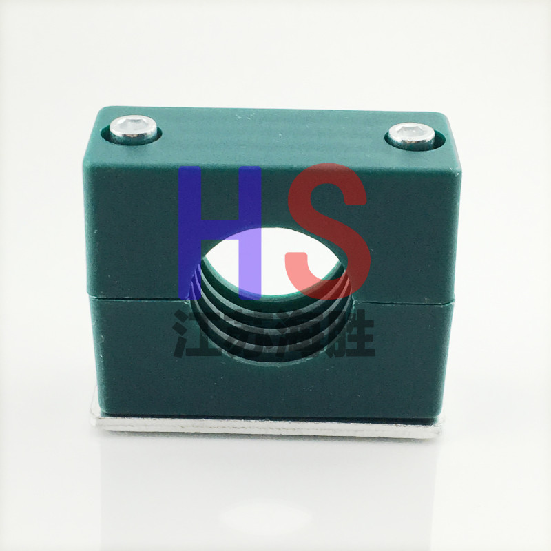 轻型单孔内六角塑料管夹船用液压油管管卡6 8 10 12 14 16 18MM