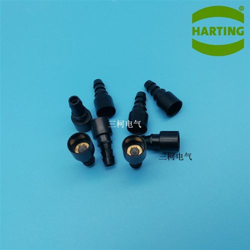 harting 6MM 气针 母针 09140006279  pneumatic module 带止阀
