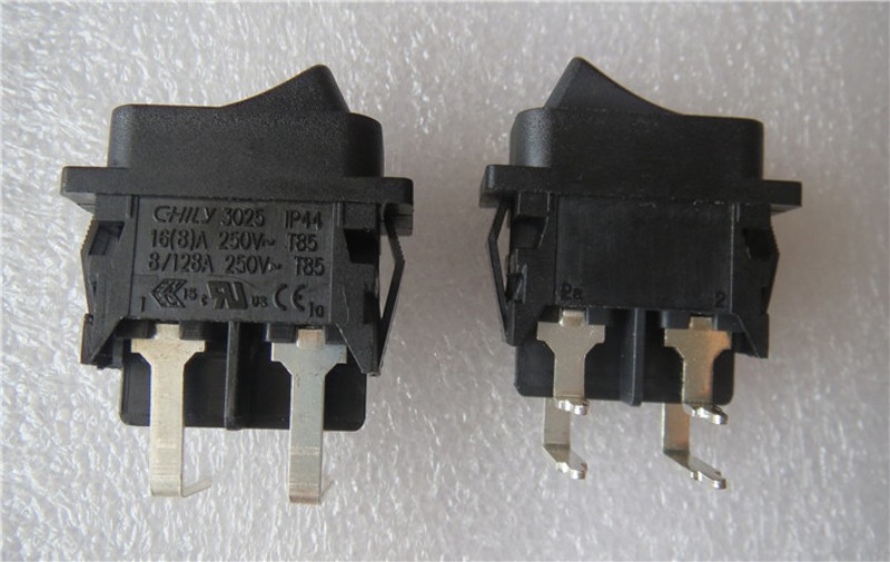 3025斑马ZM400ZM600ZT410ZT420打印机电源板按钮4脚弯脚船型开关