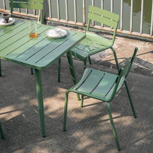 户外艺餐铁椅桌套休闲露天阳装 台酒店花园别墅庭院室外GA801C餐桌