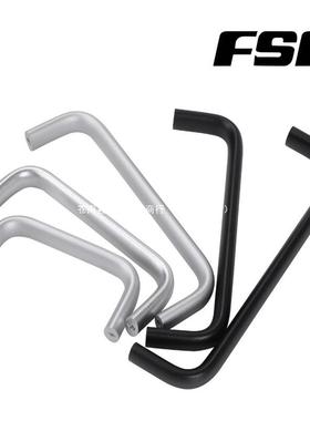 铝合金LS516-100型黑色U不锈箱钢FAF椭圆扁小拉手工业机柜门把河