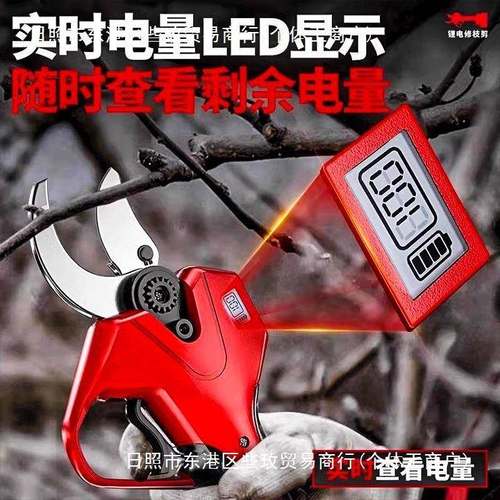 德国进线口电动剪剪刀修枝刀果树电充77289333电式液晶无锂园艺园