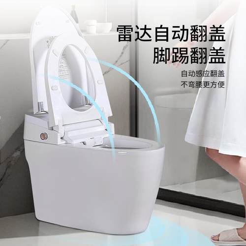 智能一体粉水坐碎马桶F77S9T5M便器提隐藏式别墅地下室上排水污升