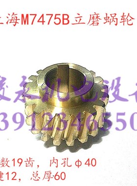 磨床配件 上海机床厂立磨 M7475B  工作台蜗轮 铜蜗轮 蜗杆