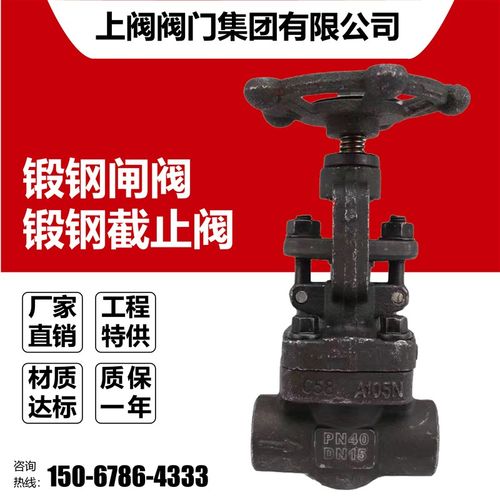 Z61H-16C锻钢闸阀30416L不锈钢高温压蒸汽承插焊接螺纹截止阀J61H