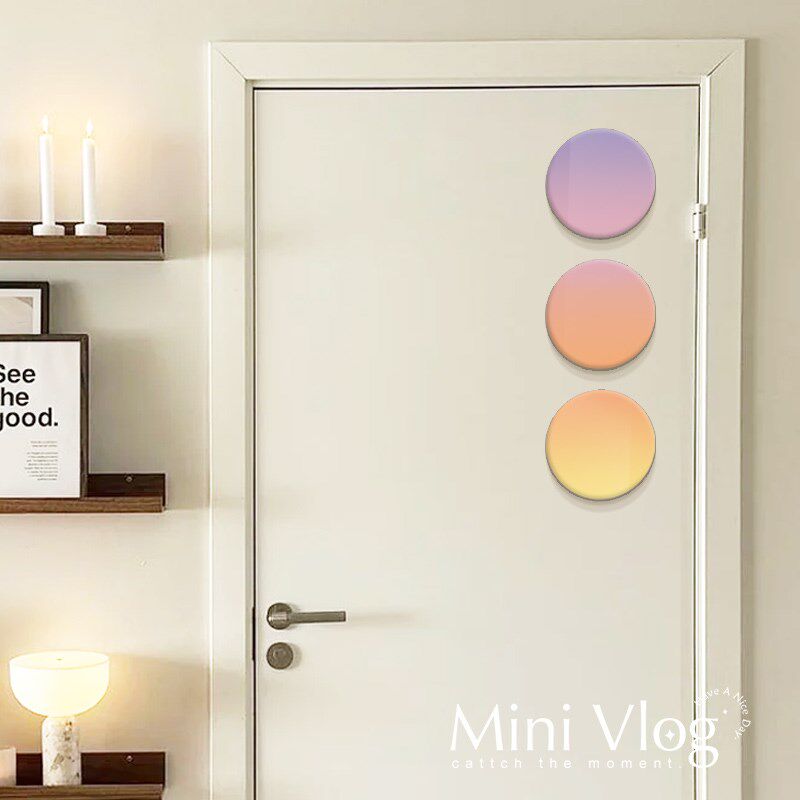 2025年新款亚克力门贴洞洞门房间卧室门装饰防水防潮防霉墙面贴纸