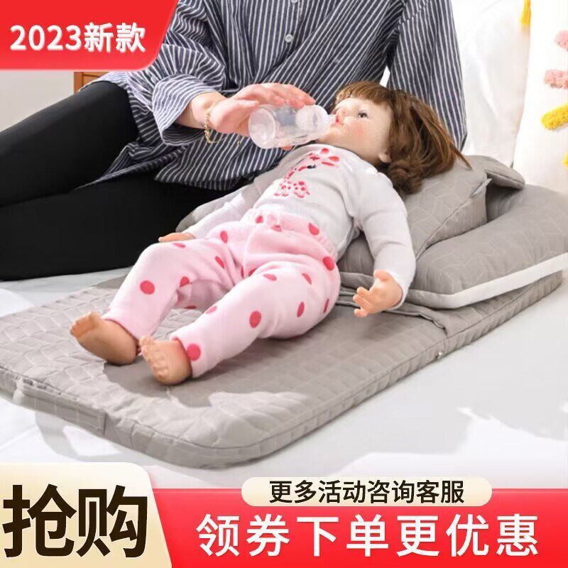 可携式外出携带折叠婴儿床宝宝哄睡床婴儿防溢奶安T抚床加厚宝宝