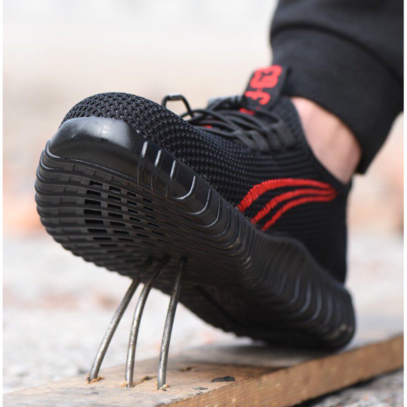 夏季透气劳保鞋男超轻防臭女软底老宝鞋男款劳工防扎防钉鞋子工地