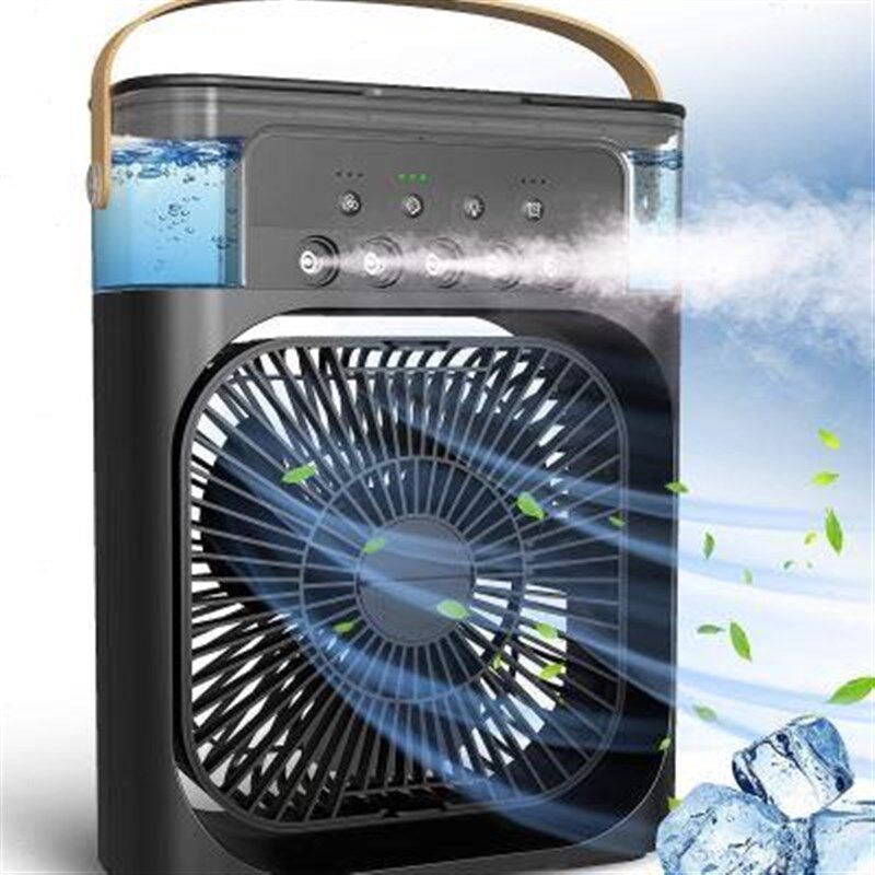 宿舍空调扇小型桌面迷你学生冷风机夏天降温水雾冷气风扇制冷神器
