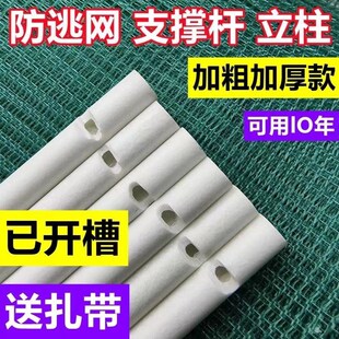 防逃杆空心杆支撑杆立柱龙虾网防逃黄瓜豆角杆玻璃纤维杆龙虾防逃