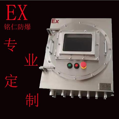 防爆控制箱碳钢触摸屏防爆箱防爆变频柜定制不锈钢防爆机柜仪表箱