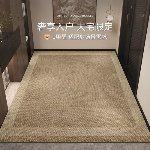 入户门地垫2025新款高级感大门口进门脚垫耐脏免洗防滑可裁剪地毯