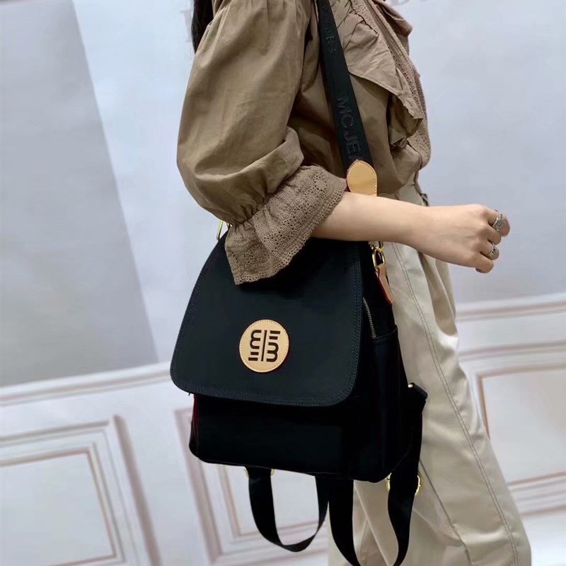 经典牛津布双肩包女潮新款防水小休闲帆布女式双肩背包百搭时尚包