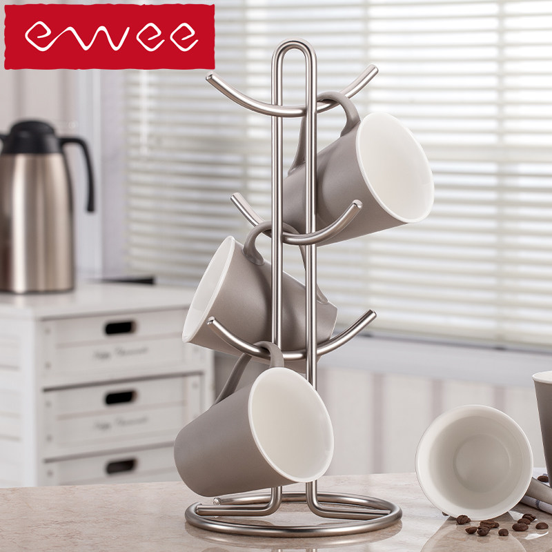 马克杯架水d杯架子厨房置物架咖啡杯架红酒杯架倒挂茶杯架沥水杯