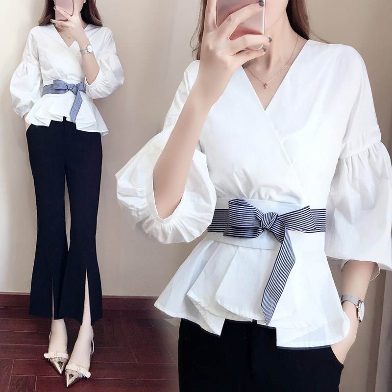 套装女两件套牛i子个性上班服时尚时髦连身牛仔工装裤春装韩版