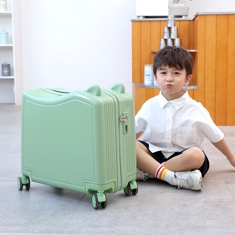 儿童行李箱男女孩可坐骑学生拉杆箱可爱轻便小号登机旅行密码皮箱