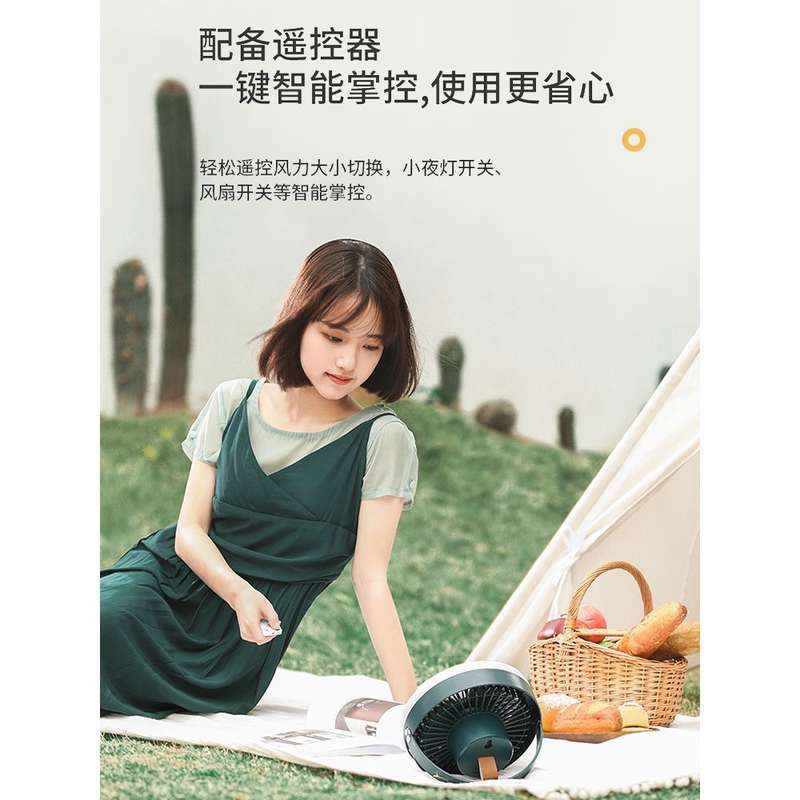 小吊扇灯吊灯多用床上宿舍蚊帐悬吊式天花板家用挂壁式大风力厨X