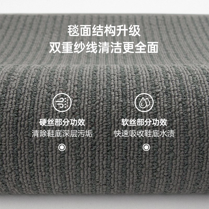 门口商用耐脏防滑脚垫定制公司酒店商铺门店进门商场店面门垫地毯