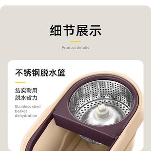 旋拖把自动式 神 水拖布桶甩脱干新款 免手转洗一家用拖地拖无品牌
