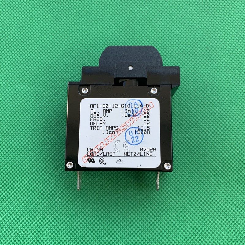 进口拆机 美国嘉灵 80V 10A 1P 断路器 直流过流保护面板安装开关