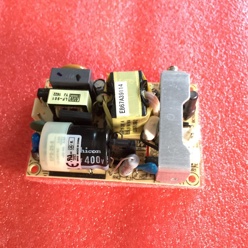 台湾明纬PCB裸板电源 EPS-25-5 25W 5V 5A  全新原装正品 现货