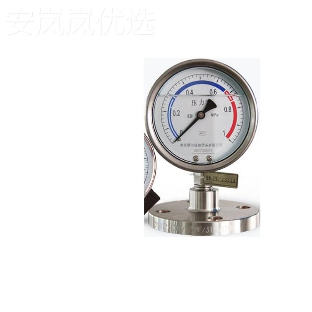 不锈钢耐震压力表YN10BF压气压油压Y01001.力6Mp水HC-100a抗震真