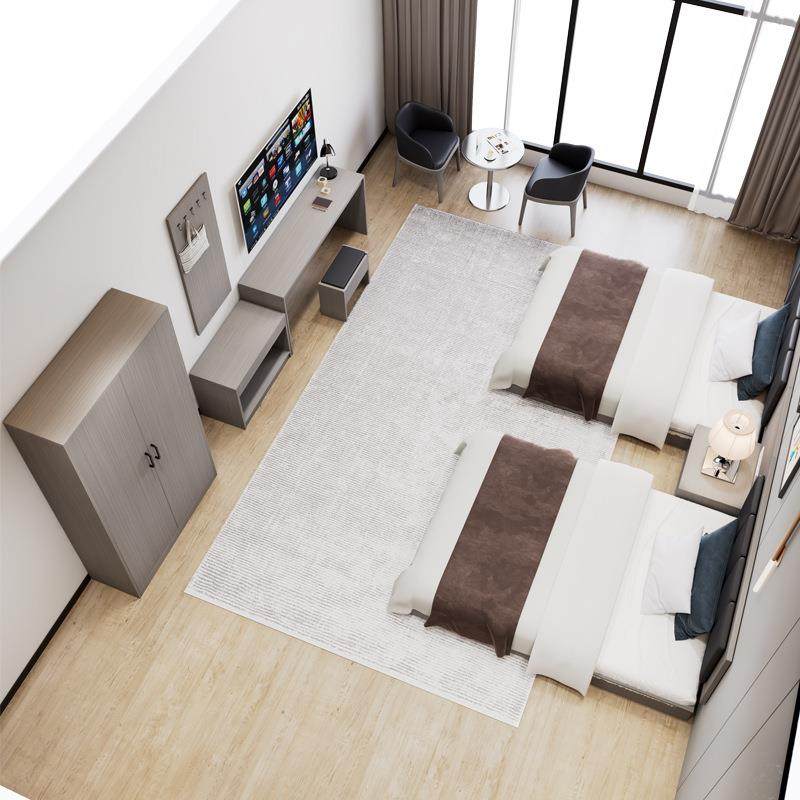 酒店电视柜间桌合单间标家具全套宾馆客房挂组衣行板TGQ李柜桌子