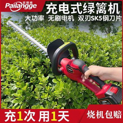 德国进口派朗格绿篱机充电式园林绿化庭院修枝机多功能锂电电动茶