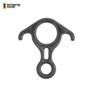 Singing Rock索乐克不锈钢/轻合金救援牛角八字下降器保护器8字环