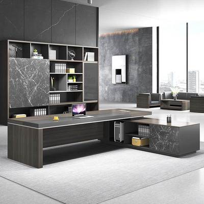 办公家董事长大办公SG-LBZ88具桌现代老板桌简约裁总经理桌椅组合