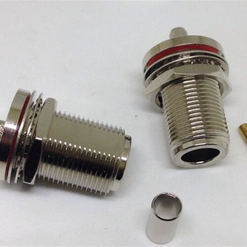L16母头压 N-C-KY-1.5/N-C-KY-3 N型母头带面板固定螺母 信号插头