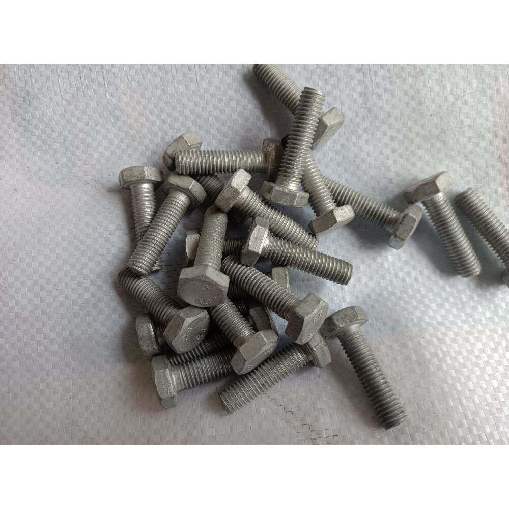 .8热镀8锌光伏风电力电外LHU六8角螺栓MM10M12M14M16*30-300长现