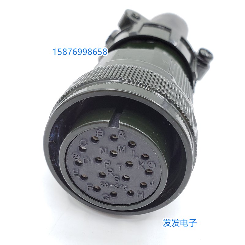 全新安川伺服电机侧编码器接头MS3108B20-29S,17芯航空插头现货